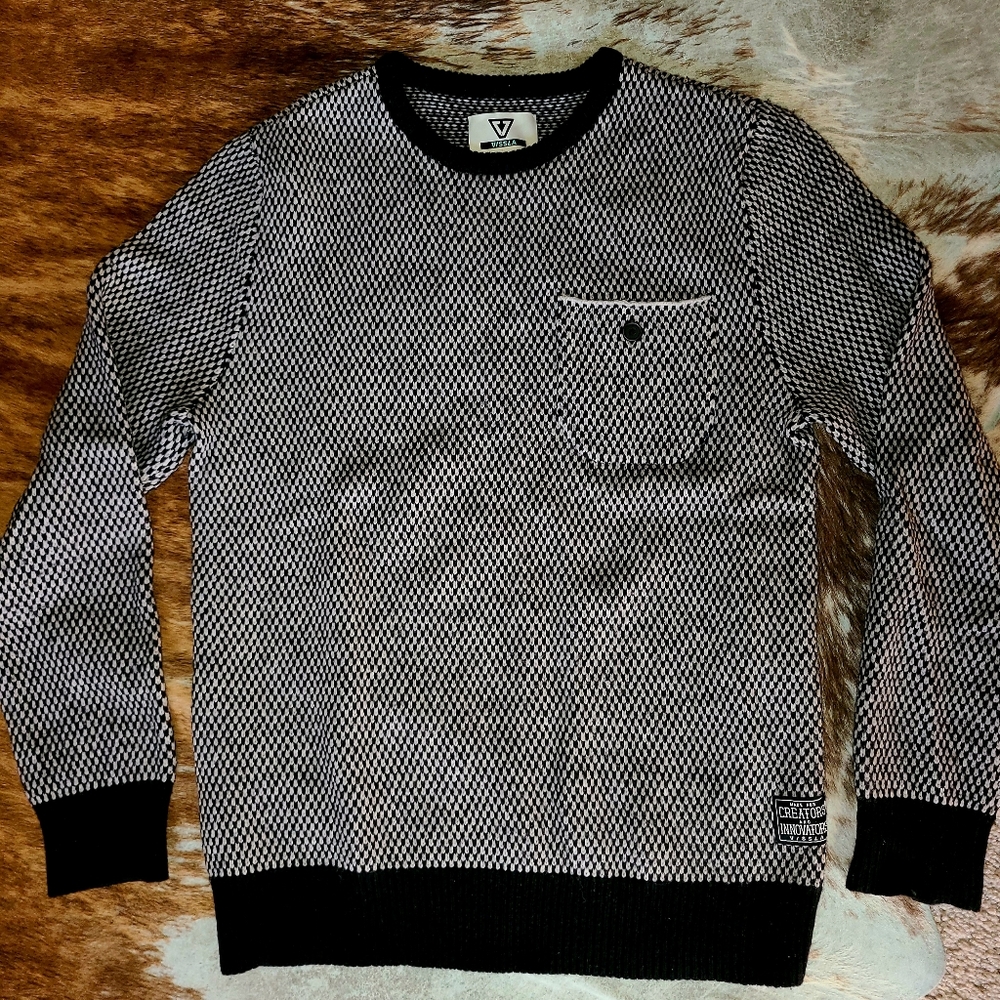 VISSLA Lambs Wool Sweater Men's Med